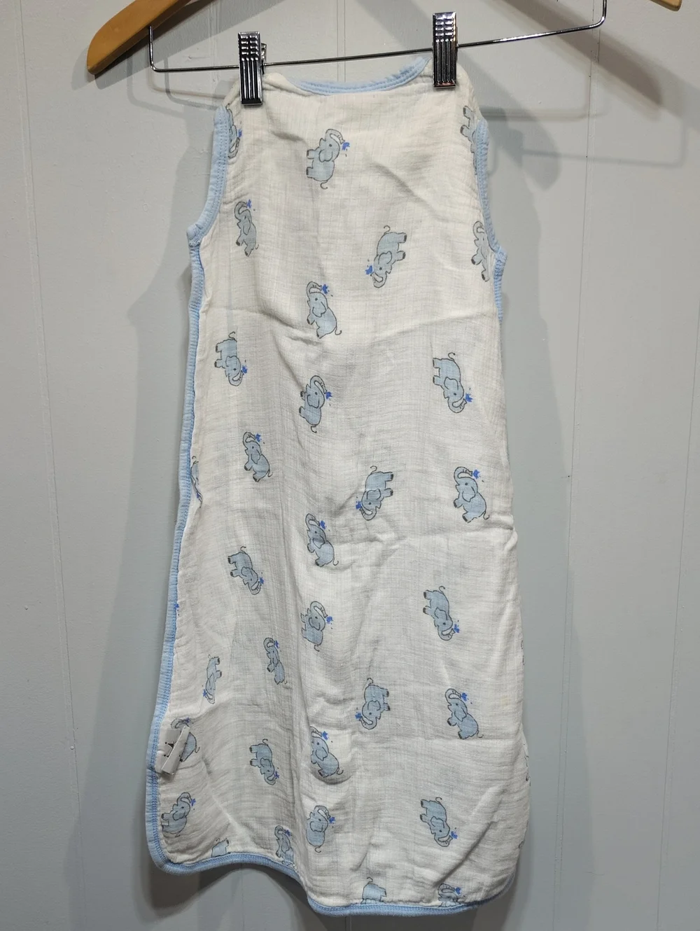 Aden + Anais Muslin‎ Sleep Sack Neutral Elephants Small 0-6mo